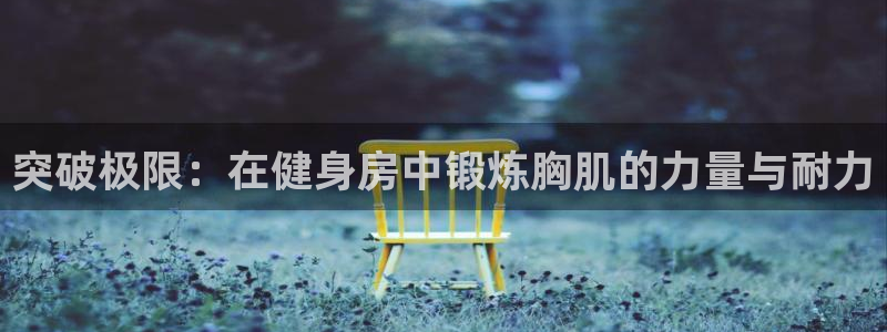 突破极限：在健身房中锻炼胸肌的力量与耐力